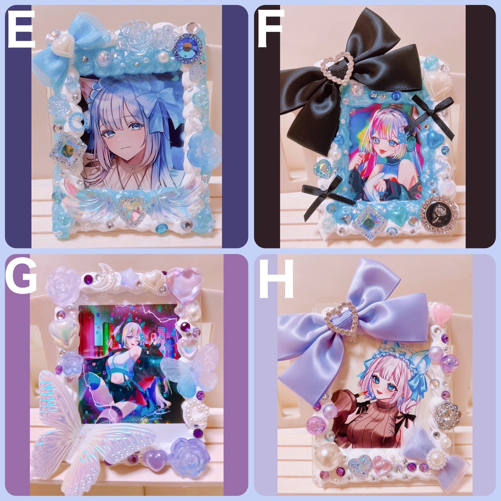 【ハンドメイド】硬質ケースデコ♡B8【ホイップ&埋めつくし】