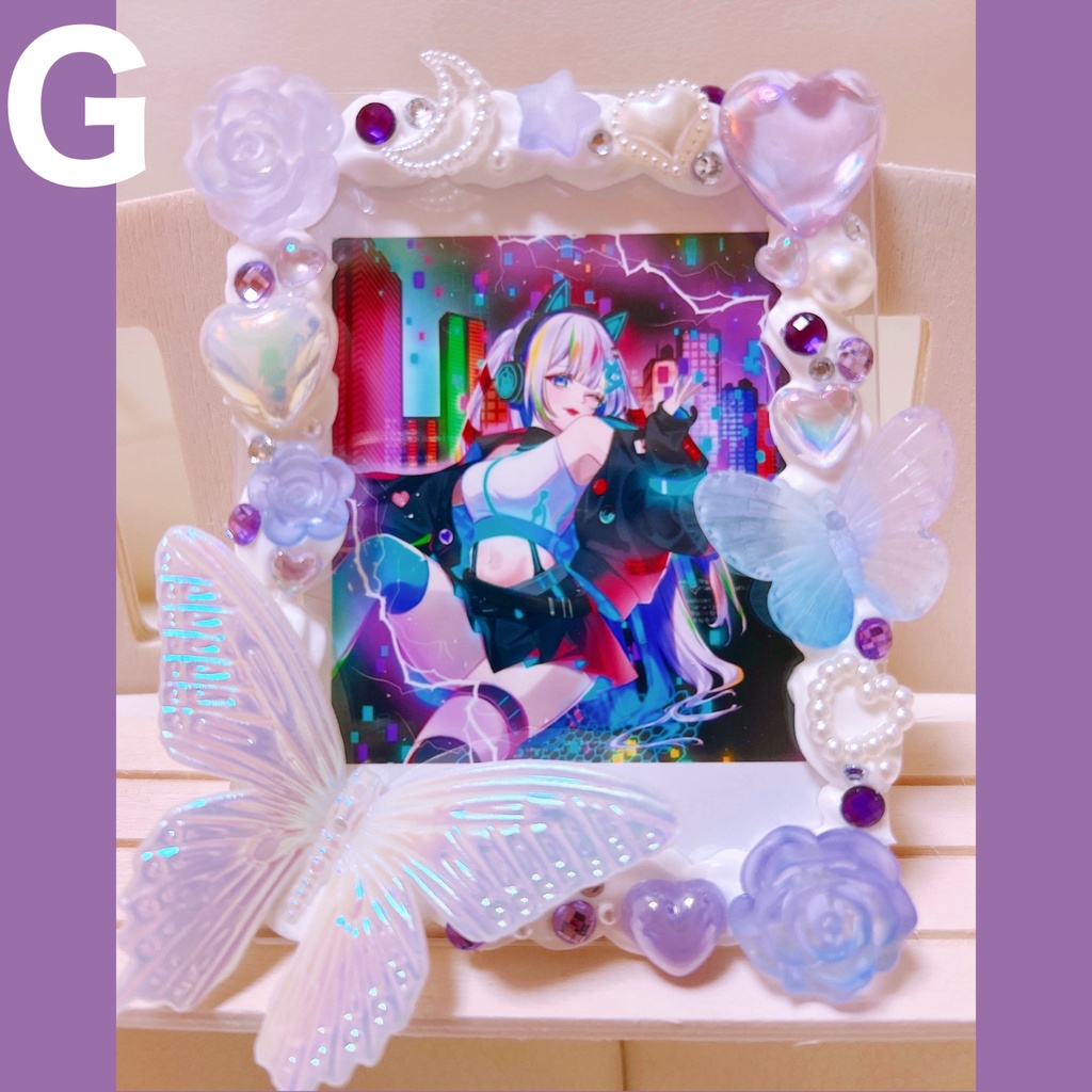 【ハンドメイド】硬質ケースデコ♡B8【ホイップ&埋めつくし】