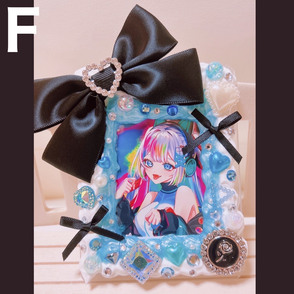 【ハンドメイド】硬質ケースデコ♡B8【ホイップ&埋めつくし】
