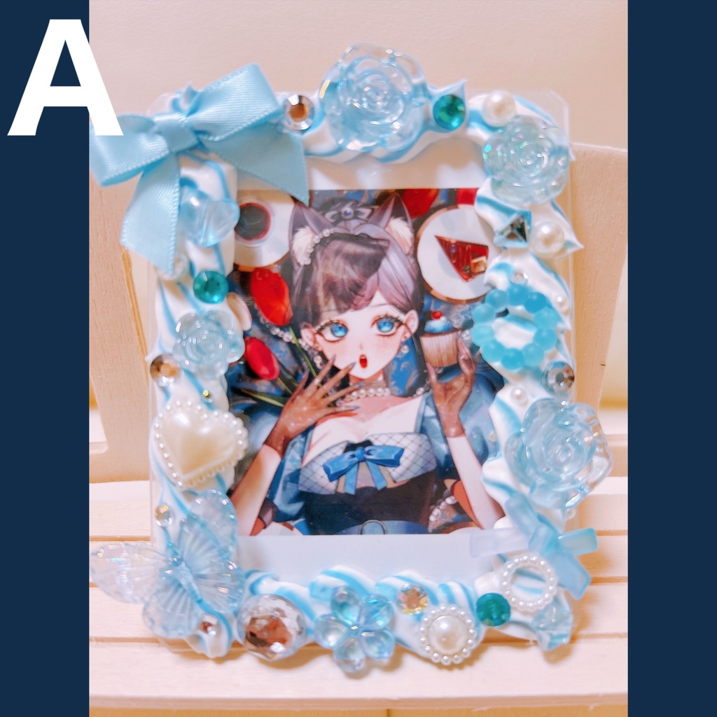 【ハンドメイド】硬質ケースデコ♡B8【ホイップ&埋めつくし】