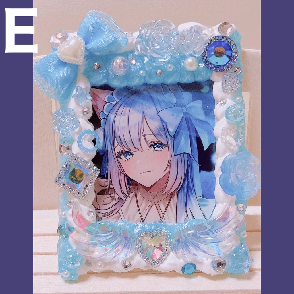 【ハンドメイド】硬質ケースデコ♡B8【ホイップ&埋めつくし】