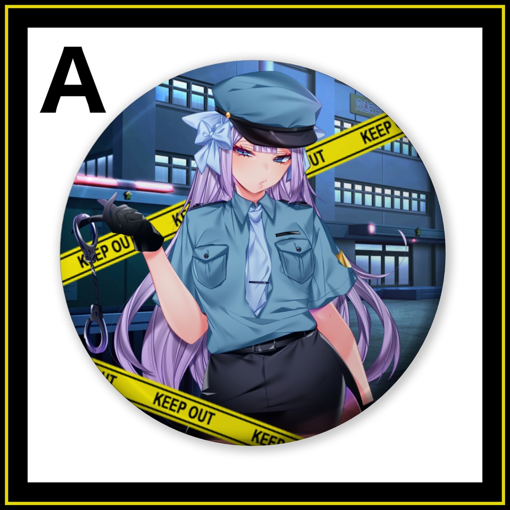 【ミニスカポリス】取り敢えず逮捕!缶バッジ(全3種)