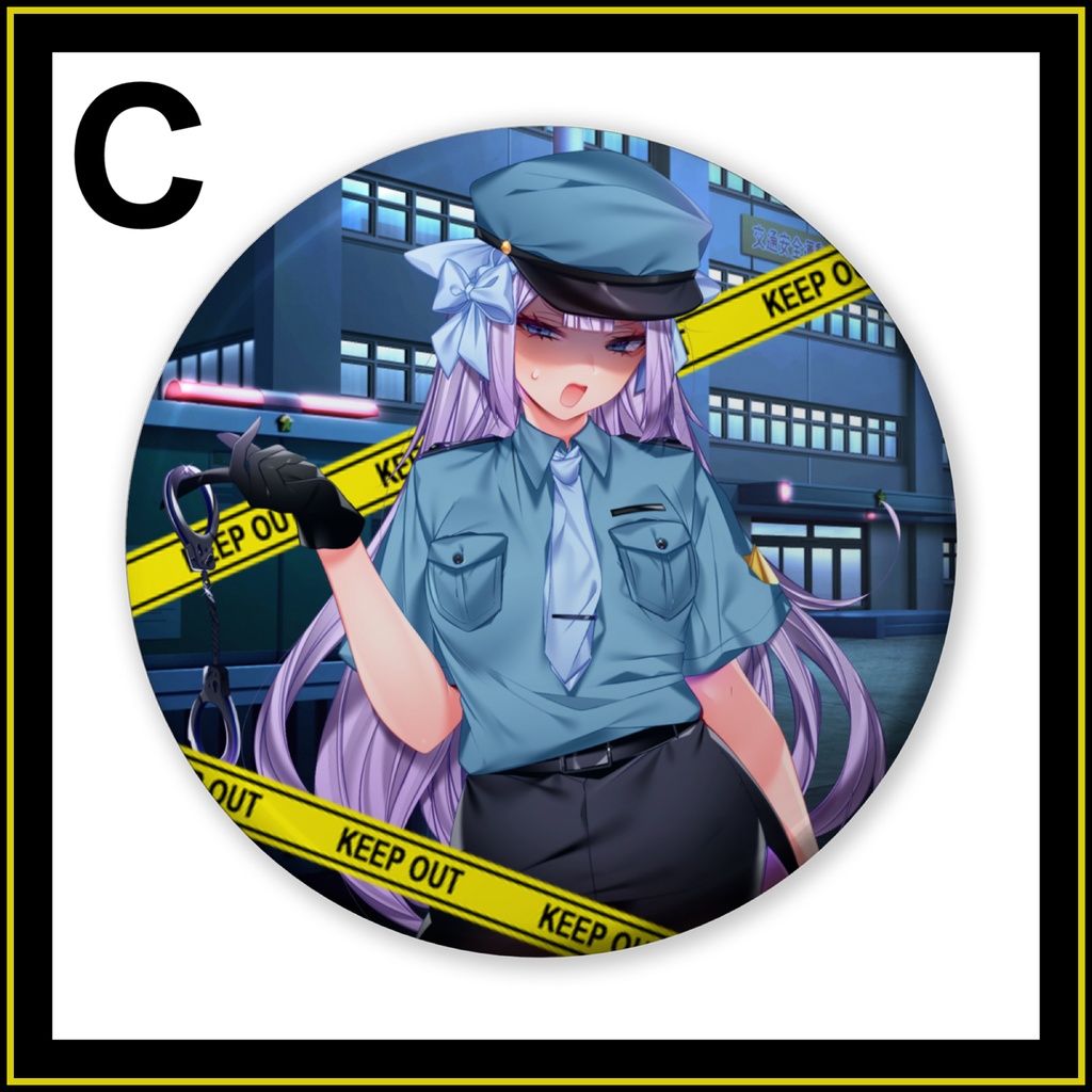 【ミニスカポリス】取り敢えず逮捕!缶バッジ(全3種)