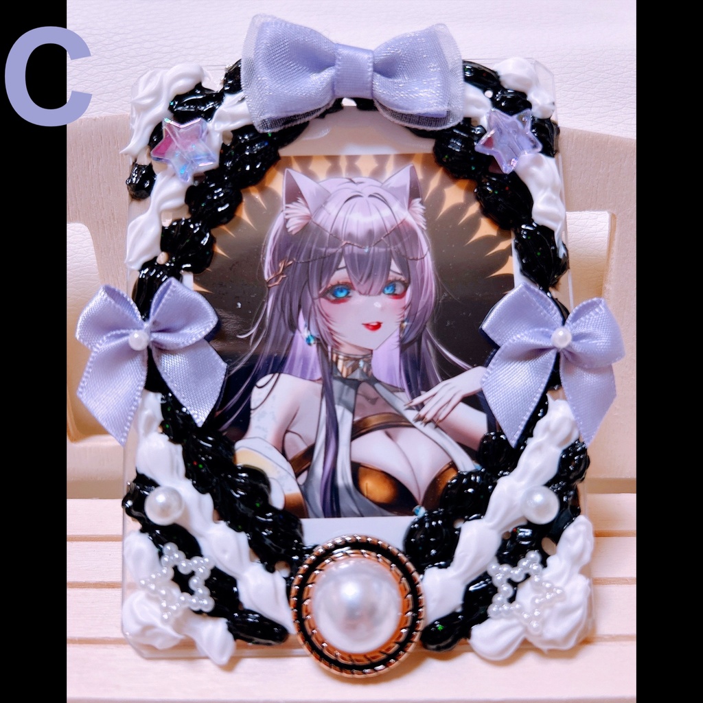 【ハンドメイド】硬質ケースデコ♡B8【ホイップデコ】