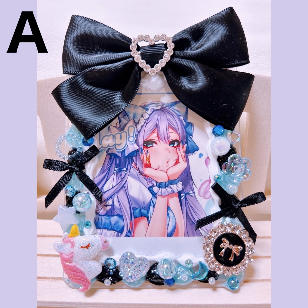 【ハンドメイド】硬質ケースデコ♡B8【ホイップデコ】