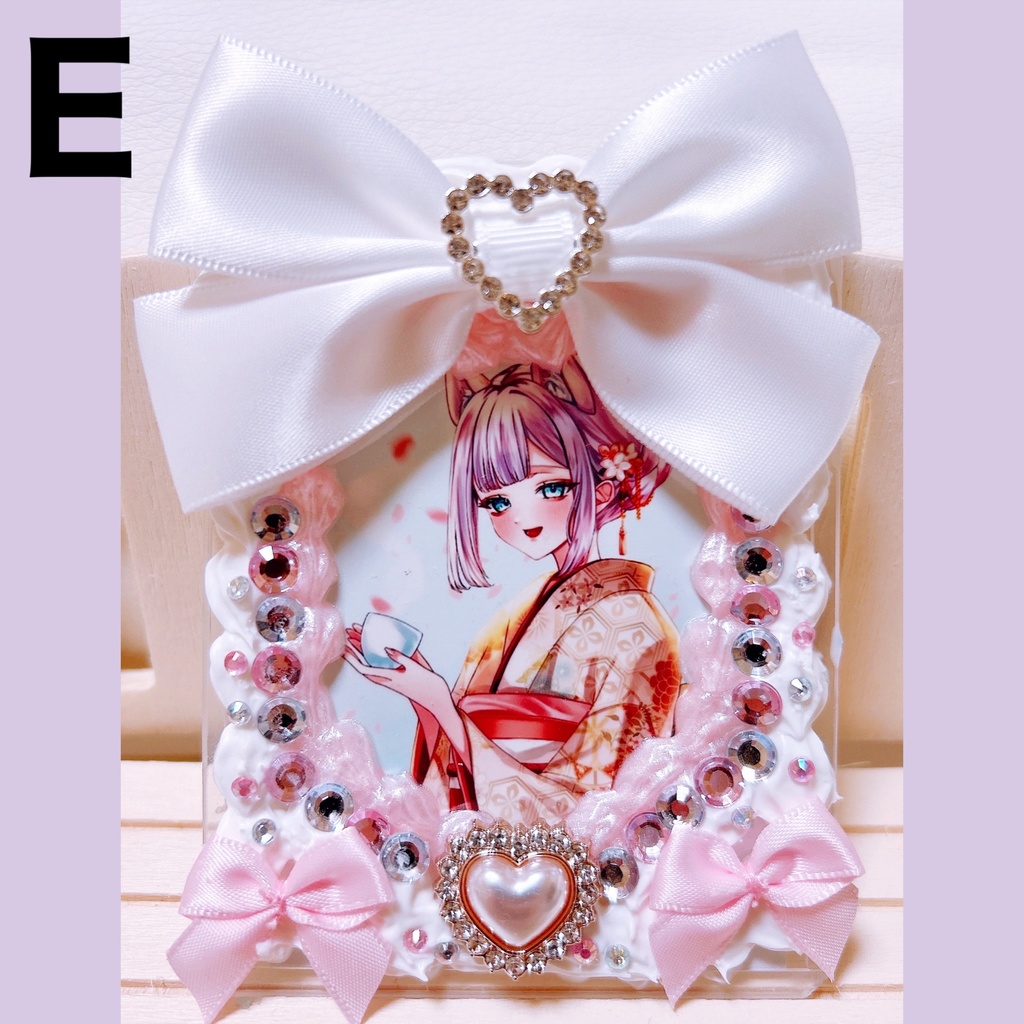 【ハンドメイド】硬質ケースデコ♡B8【ホイップデコ】