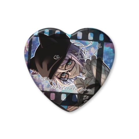 2025!Birthday記念ハート缶バッジ(全2種)