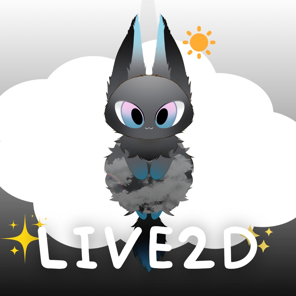 [ LIVE2D Model ] Sky theme : Fog skycat
