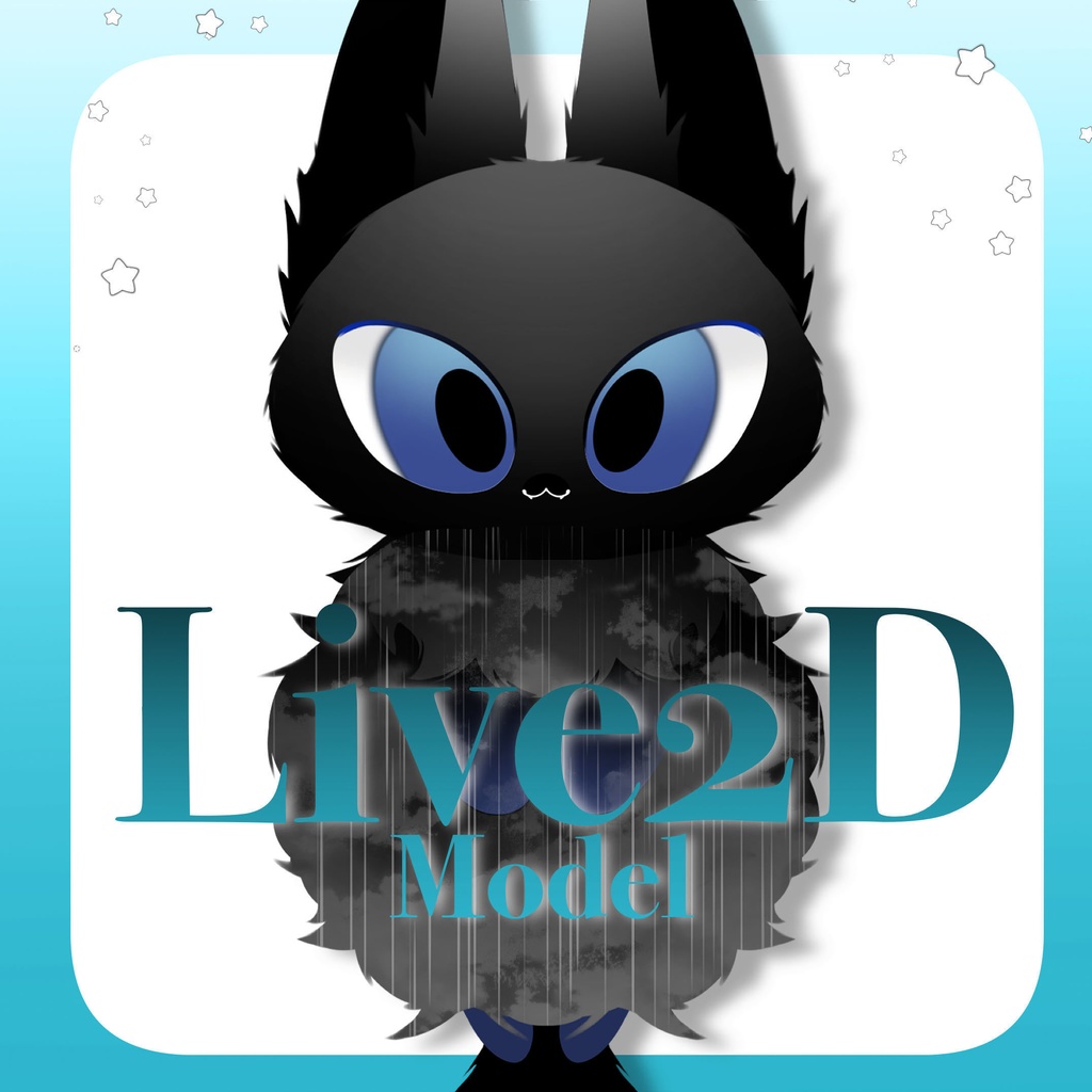 [ LIVE2D Model ] Sky theme : Rainy skycat