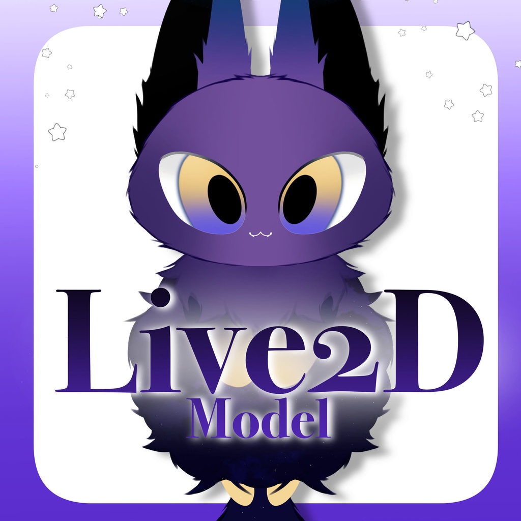 [ LIVE2D Model ] Sky theme : Night skycat