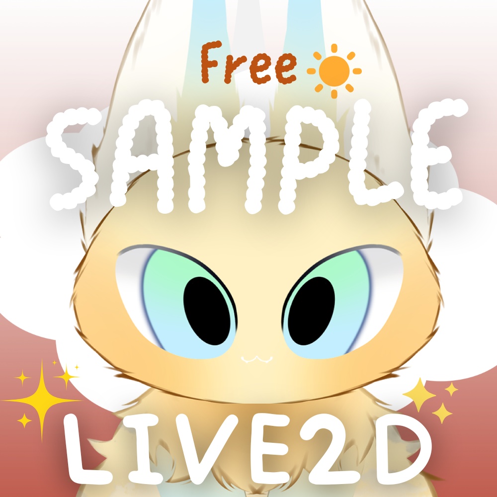 [ LIVE2D Model ] Sky theme : Skycat SAMPLE