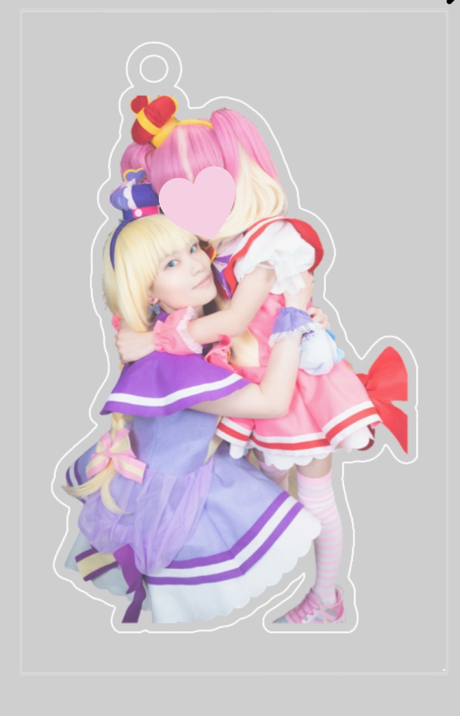 わんぷり　アクリルキーホルダー