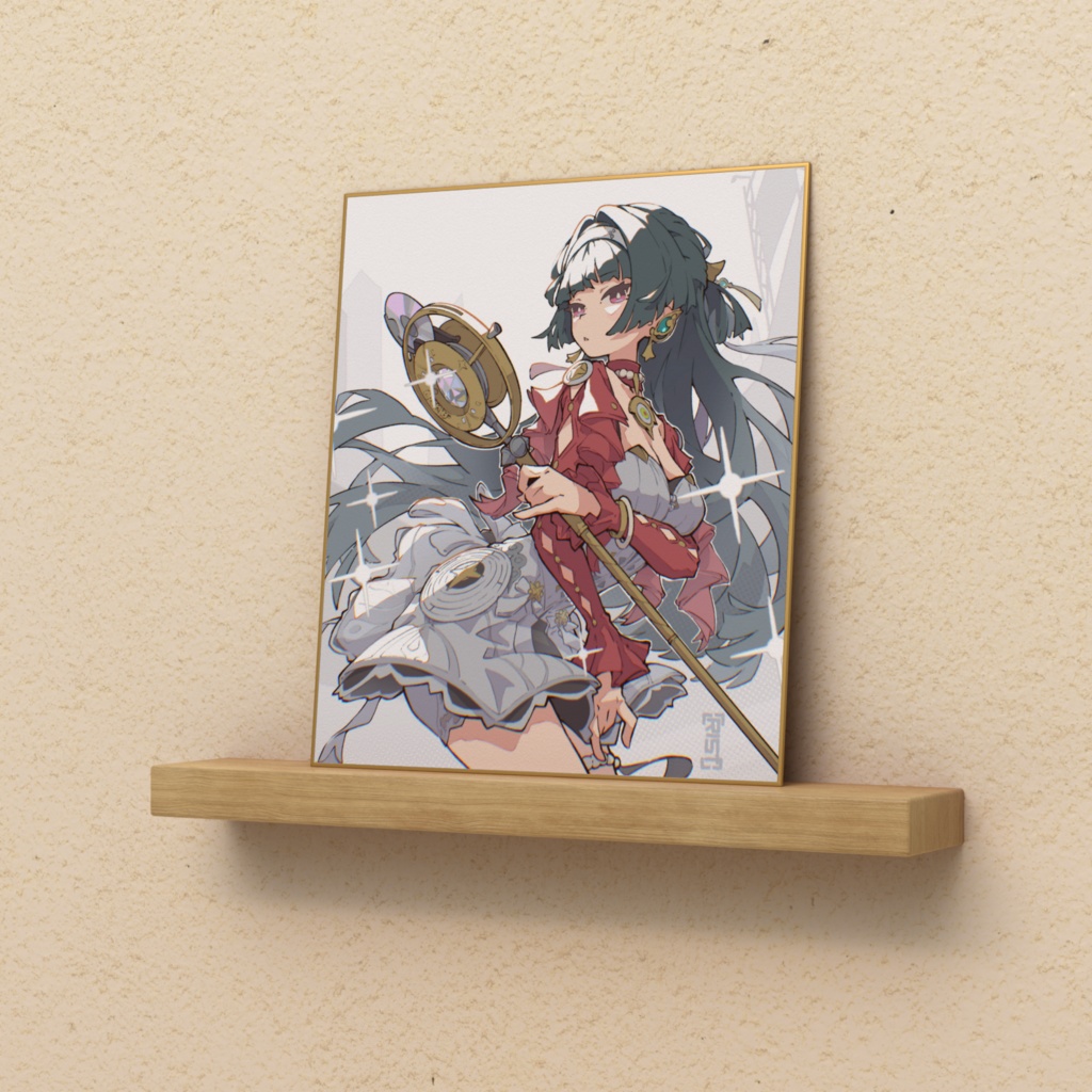 Astra Yao Fanart Shikishi – アストラ・ヤオ 色紙