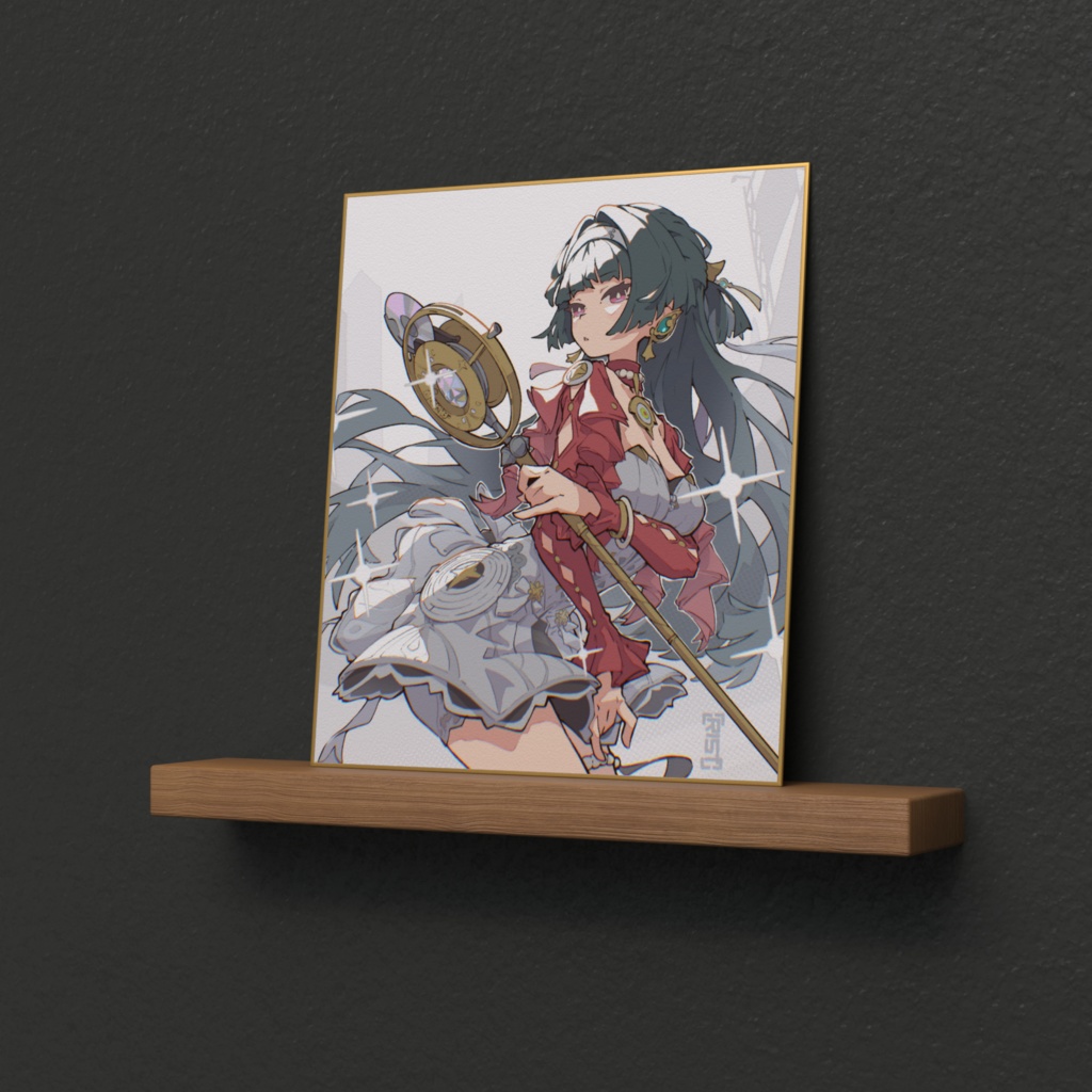 Astra Yao Fanart Shikishi – アストラ・ヤオ 色紙