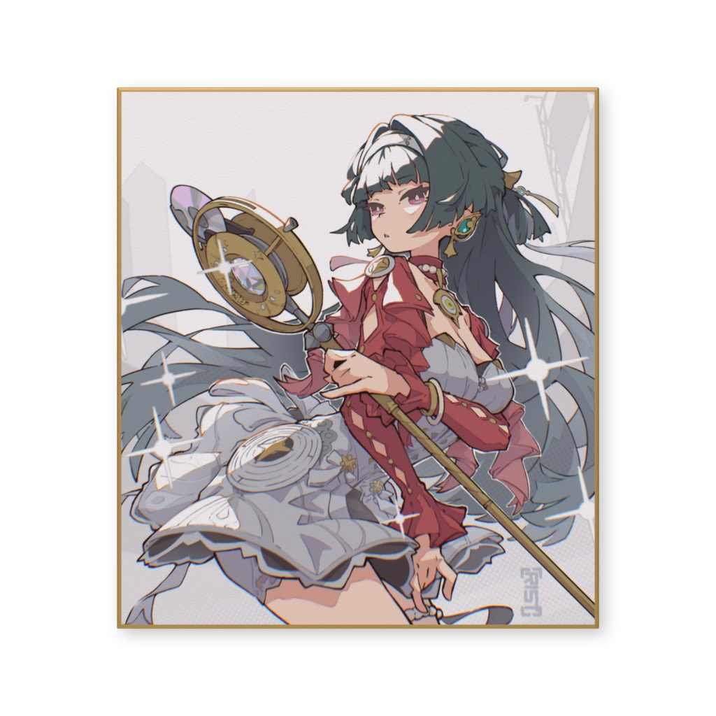 Astra Yao Fanart Shikishi – アストラ・ヤオ 色紙