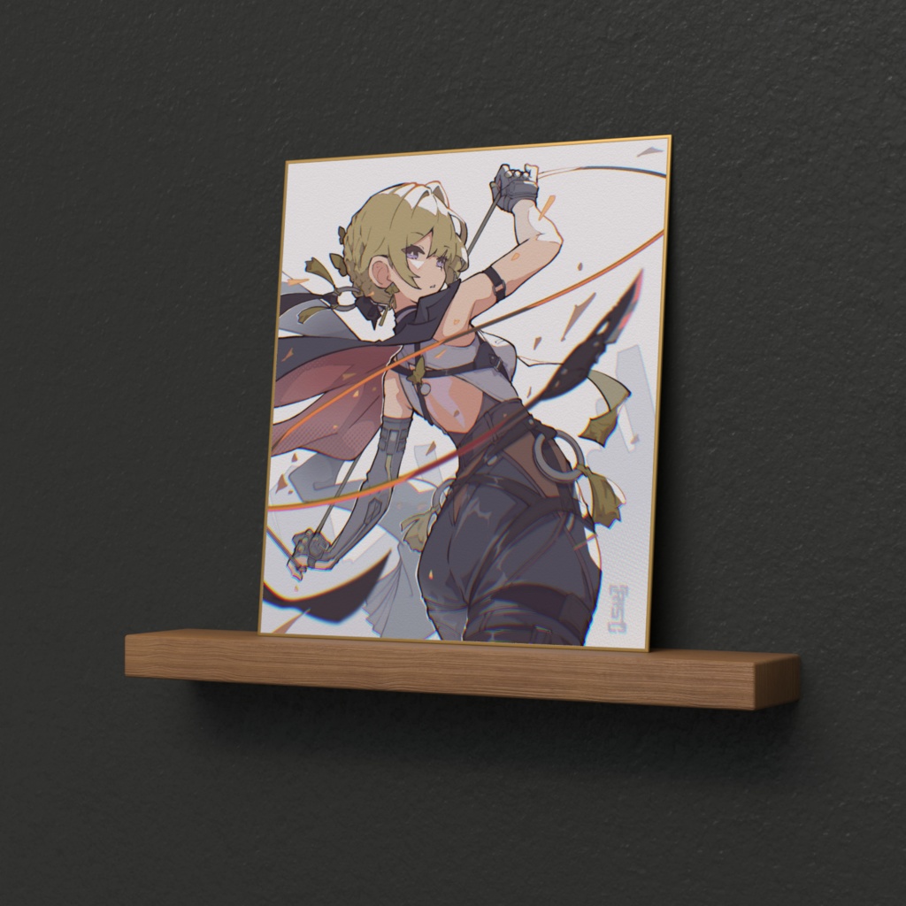 Evelyn Chevalier Fanart Shikishi – エヴリン・シュヴァリエ 色紙