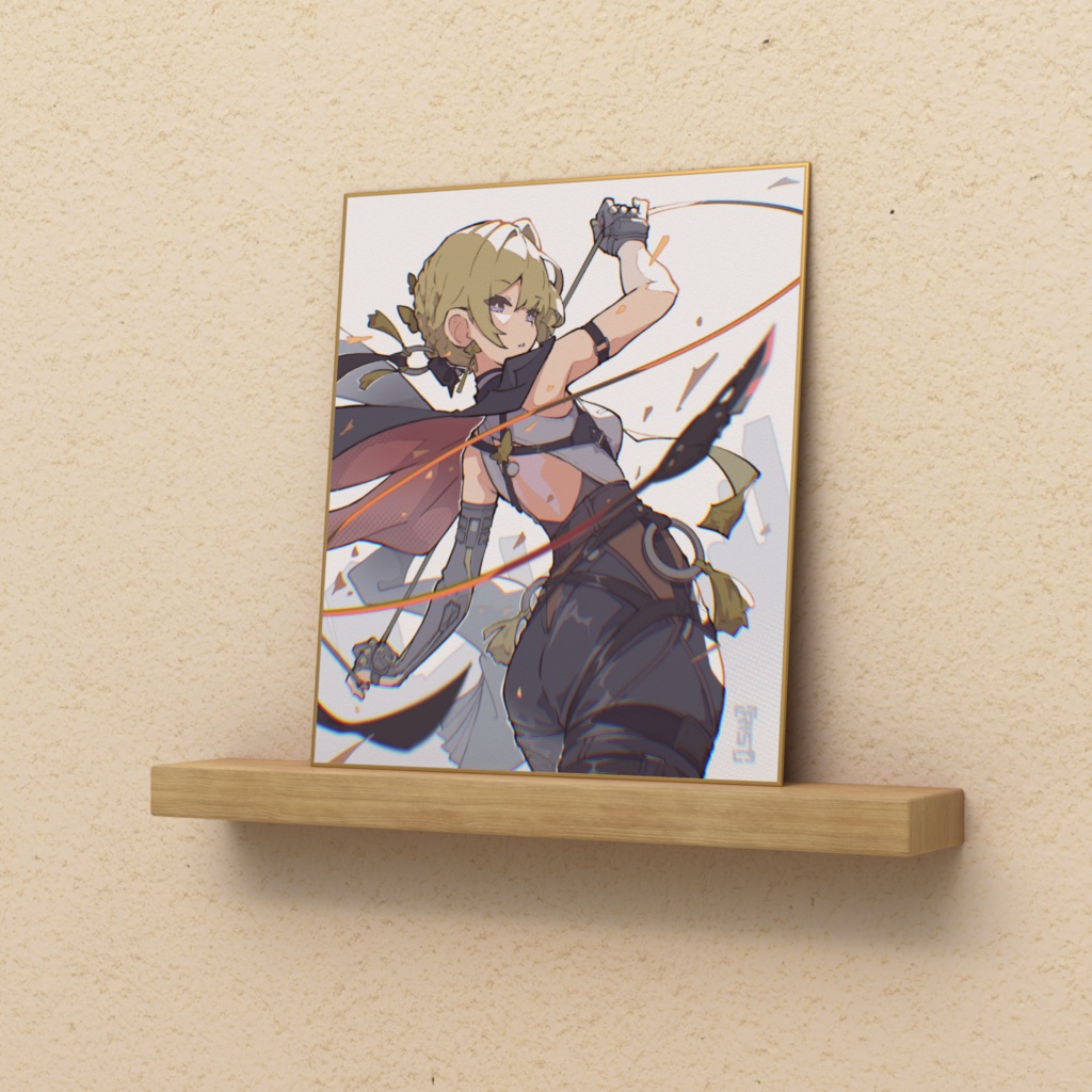 Evelyn Chevalier Fanart Shikishi – エヴリン・シュヴァリエ 色紙