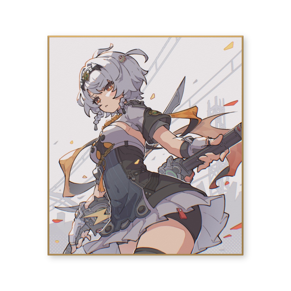 Anby (Soldier 0) Fanart Shikishi – アンビー・デマラ 色紙