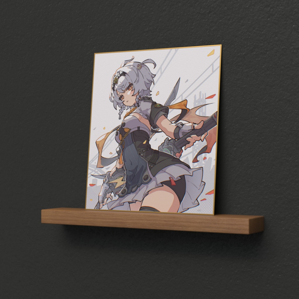 Anby (Soldier 0) Fanart Shikishi – アンビー・デマラ 色紙