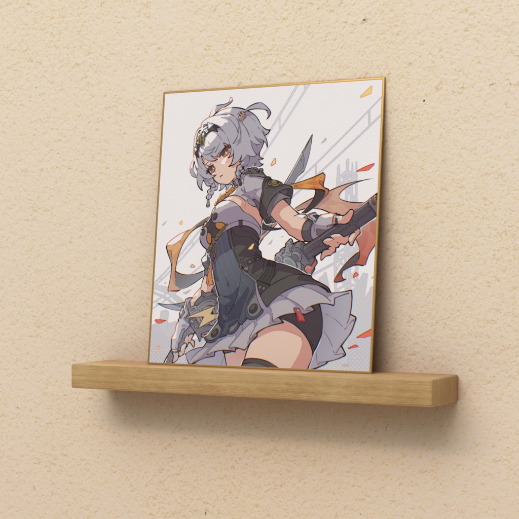 Anby (Soldier 0) Fanart Shikishi – アンビー・デマラ 色紙