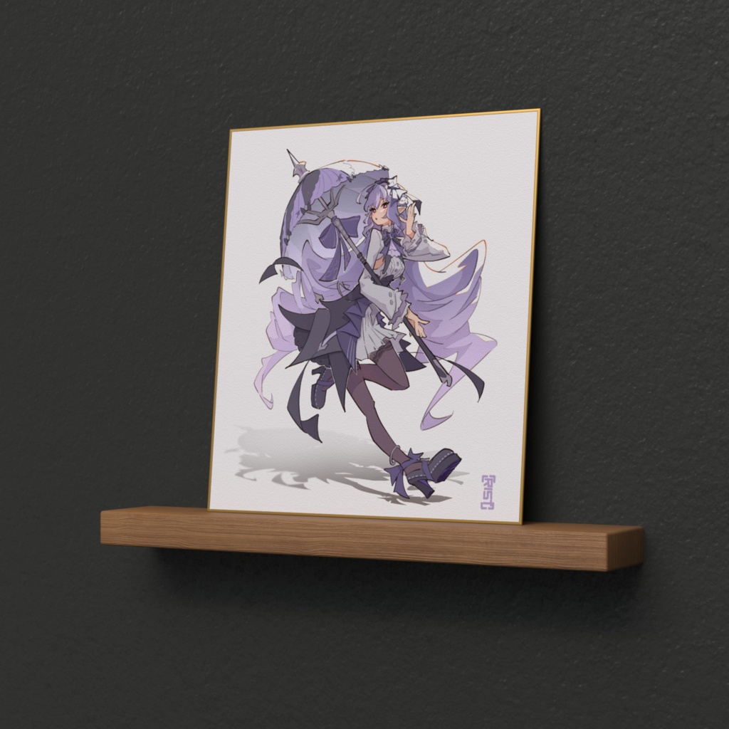 Vivian Bansee Fanart Shikishi – ヴィヴィアン・バンシー 色紙