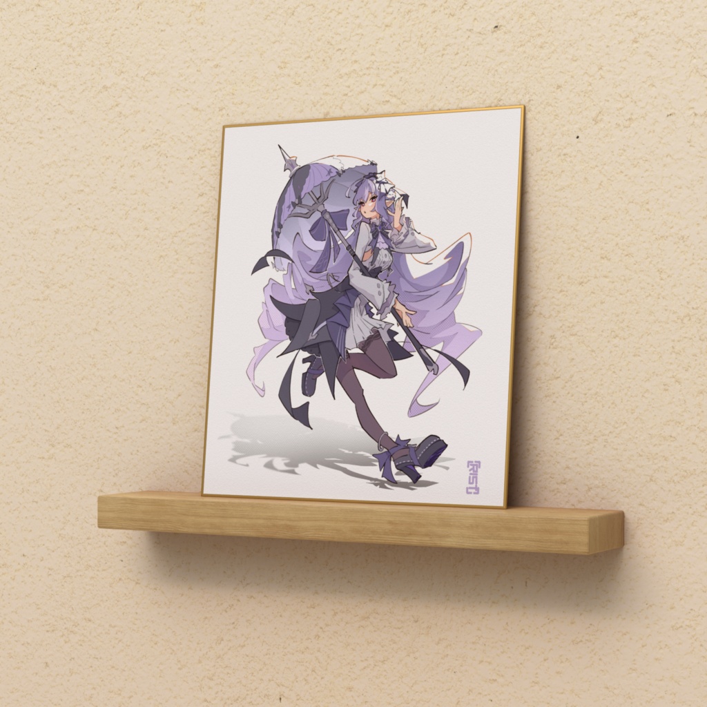 Vivian Bansee Fanart Shikishi – ヴィヴィアン・バンシー 色紙