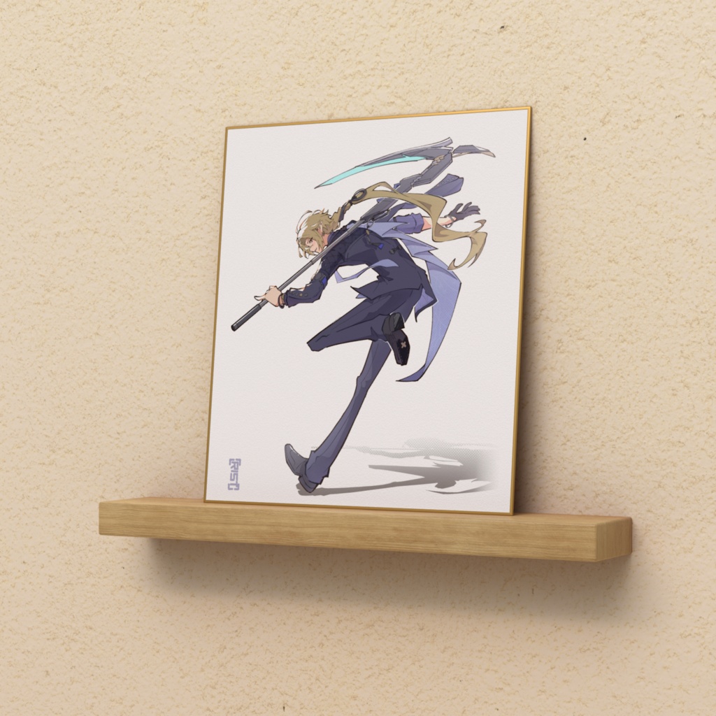 Hugo Vlad Fanart Shikishi – ヒューゴ・ブラッド 色紙