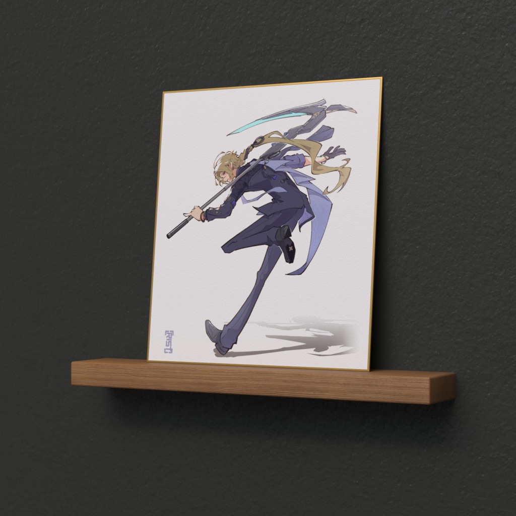 Hugo Vlad Fanart Shikishi – ヒューゴ・ブラッド 色紙