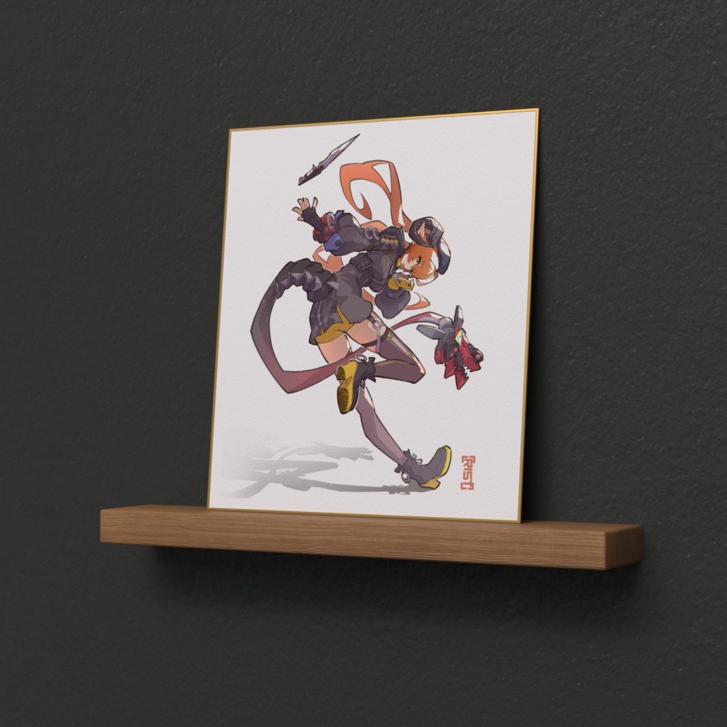 Orphie and Magus Fanart Shikishi – オルフィー 色紙