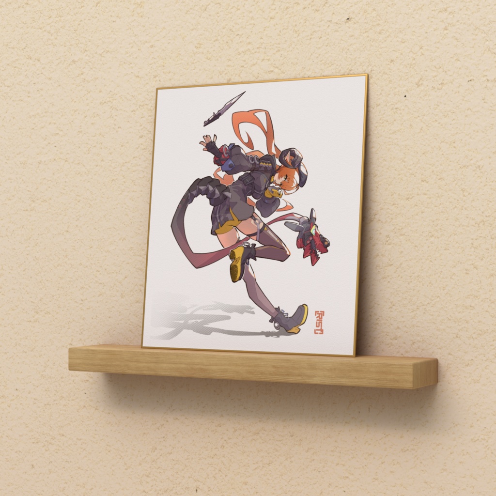 Orphie and Magus Fanart Shikishi – オルフィー 色紙