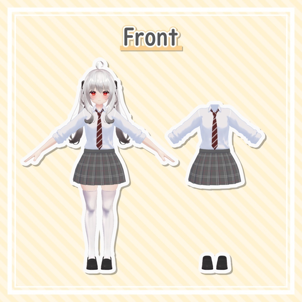 【✨¥300引きセール✨】シンプル制服 - 夏服【MA対応 / 舞夜専用衣装】