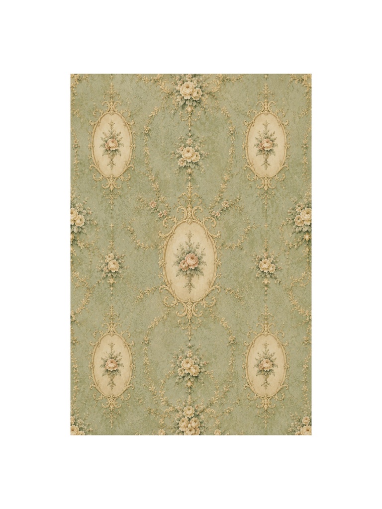 Rococo Wallpaper Collection Vol.7|アンティーク調ロココ壁紙 10枚セット