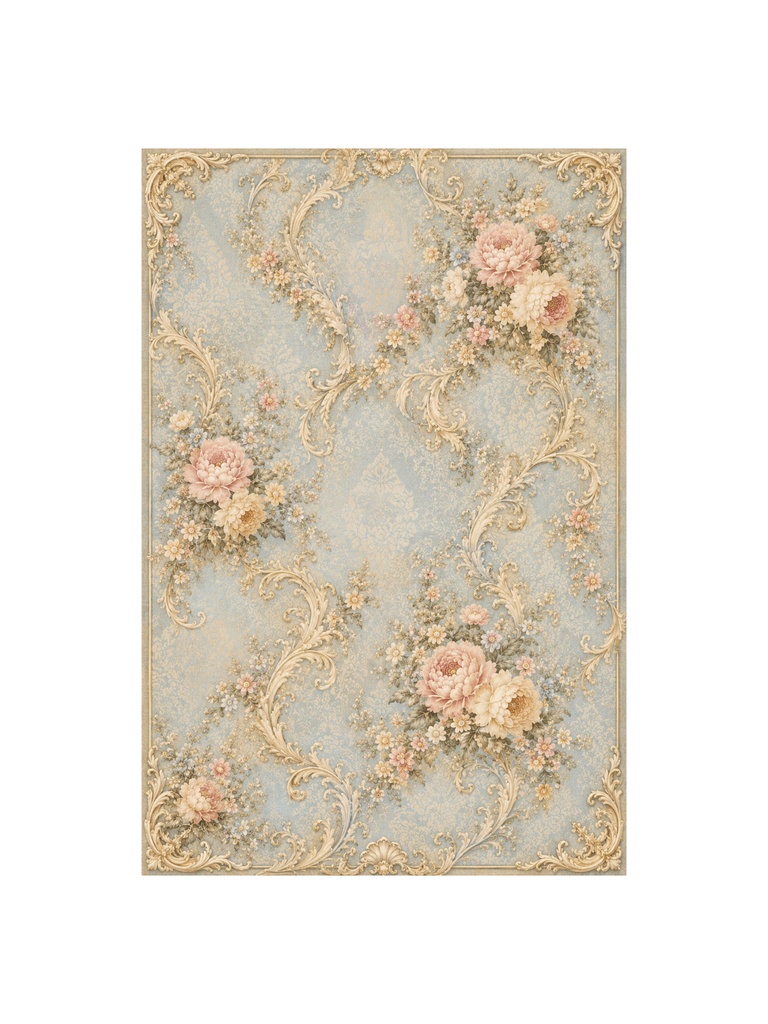 Rococo Wallpaper Collection Vol.7|アンティーク調ロココ壁紙 10枚セット