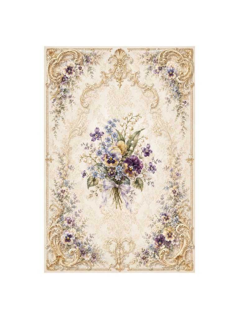 Rococo Wallpaper Collection Vol.7|アンティーク調ロココ壁紙 10枚セット
