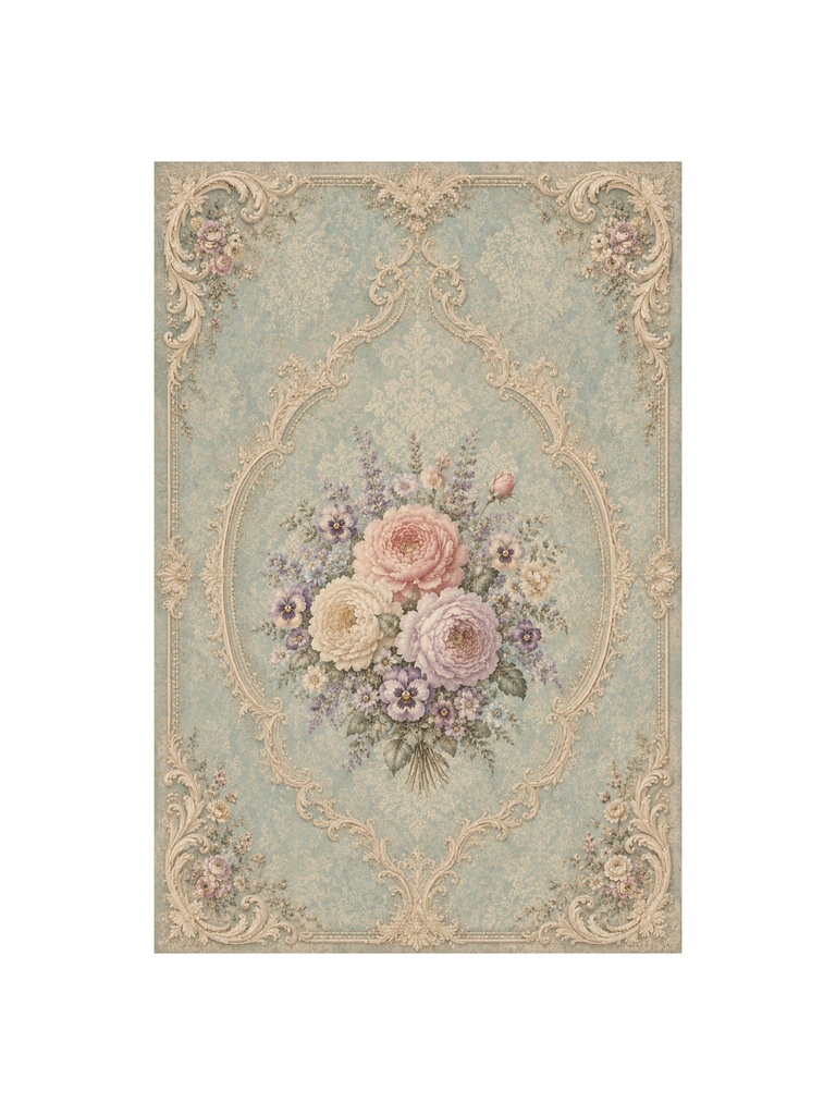 Rococo Wallpaper Collection Vol.7|アンティーク調ロココ壁紙 10枚セット