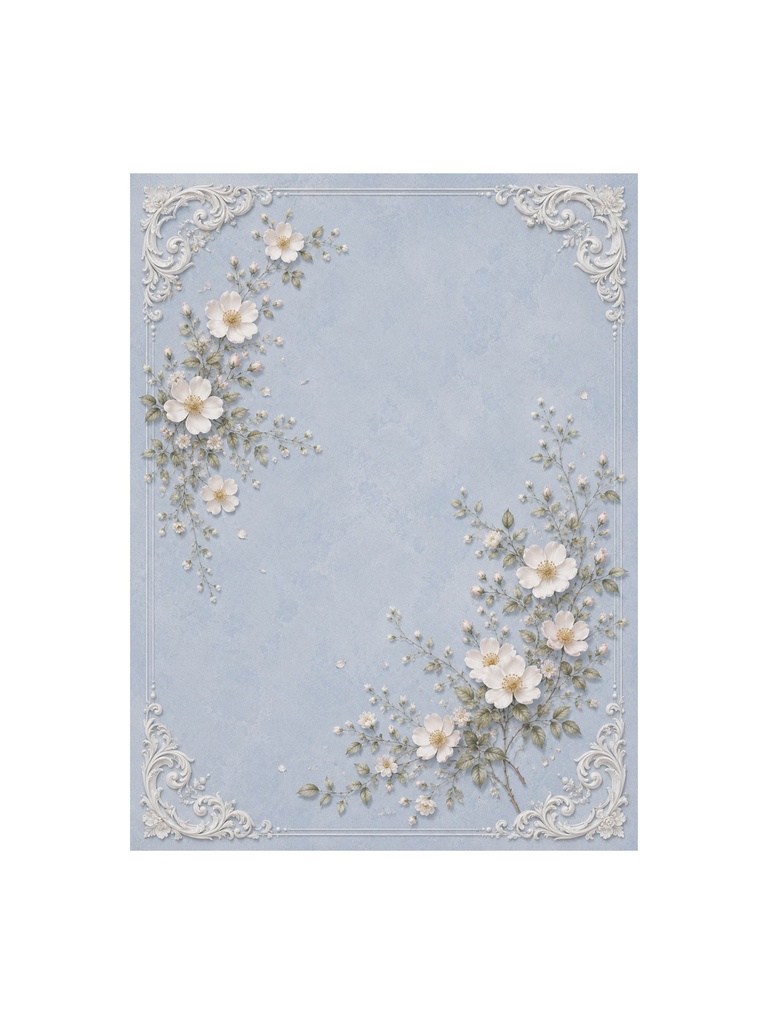 Plaster Relief Wallpaper Vol.8|石膏レリーフ風アンティーク壁紙 10枚セット