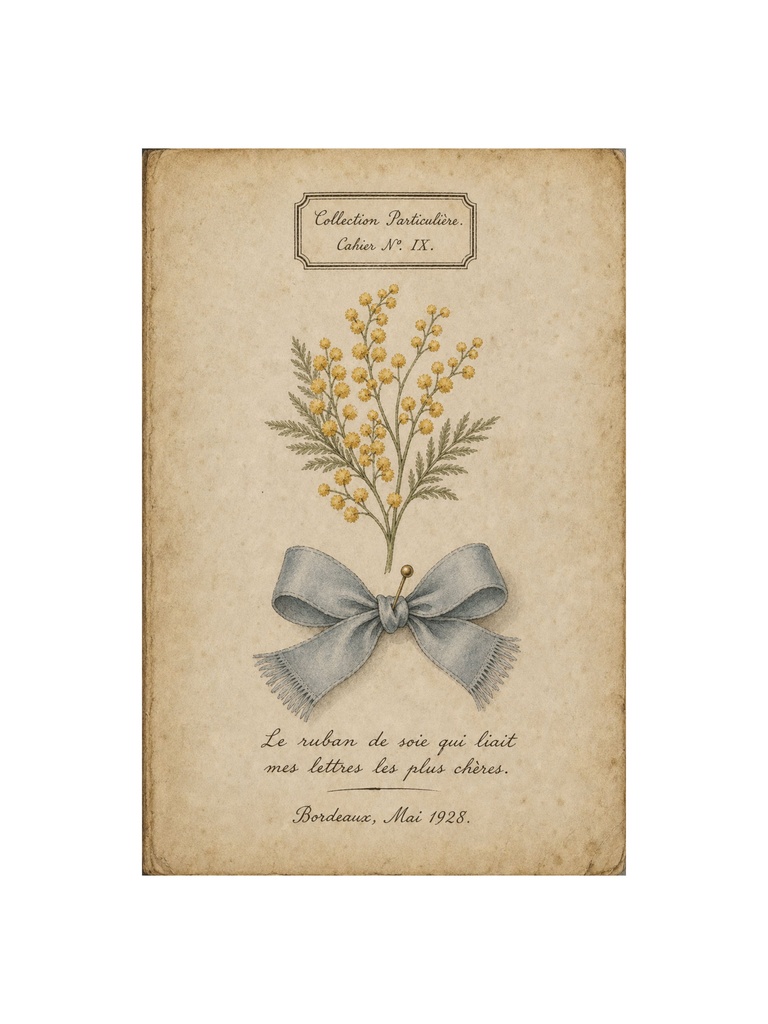 Antique French Ribbon Journal Collection|アンティークリボンジャーナル 4枚セット Vol.2