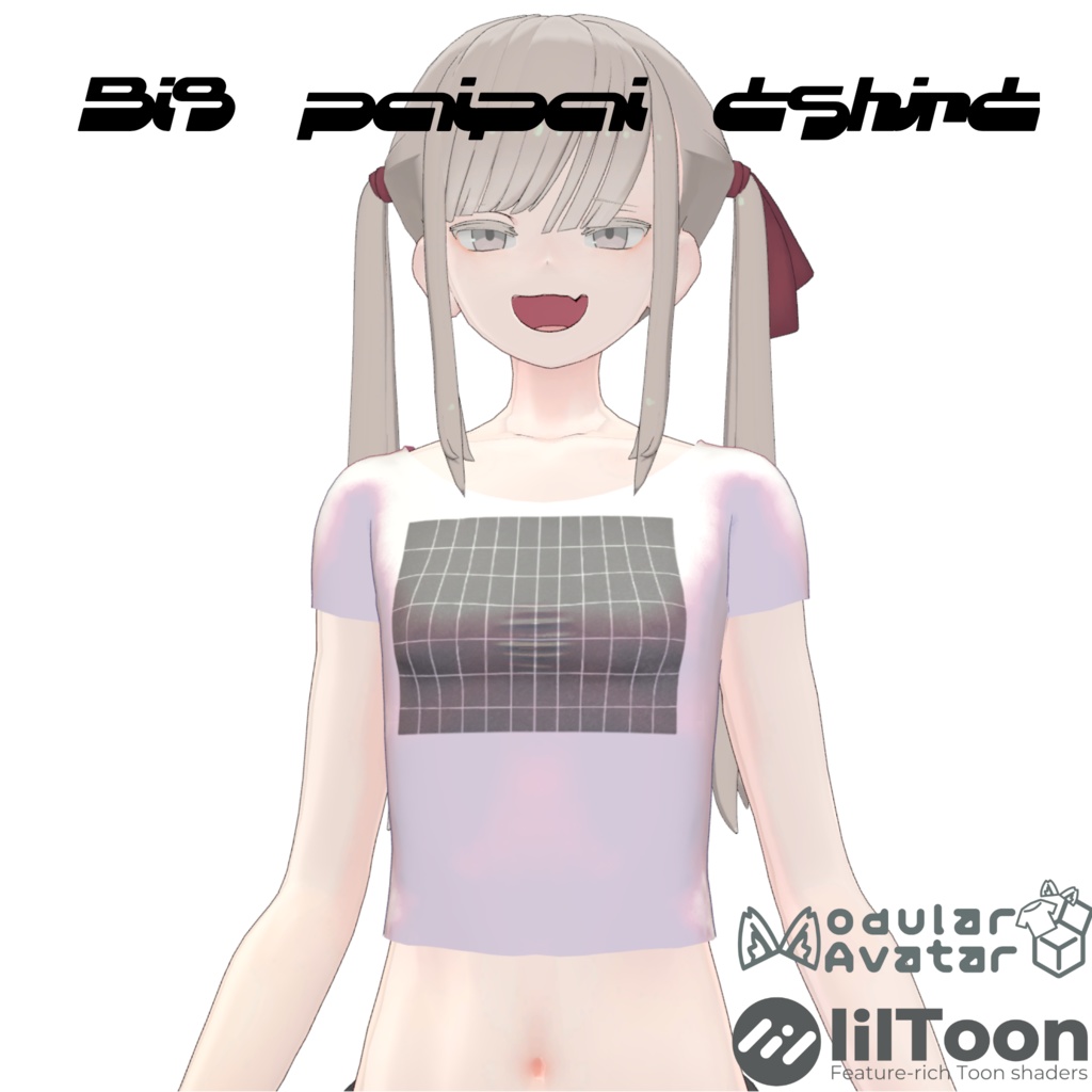 【3アバター対応】BIG PAIPAI TSHIRT［#DRUM_OFF_］