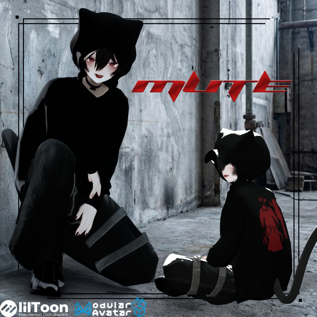 【22アバター対応】MUTE【#DRUM_OFF_】