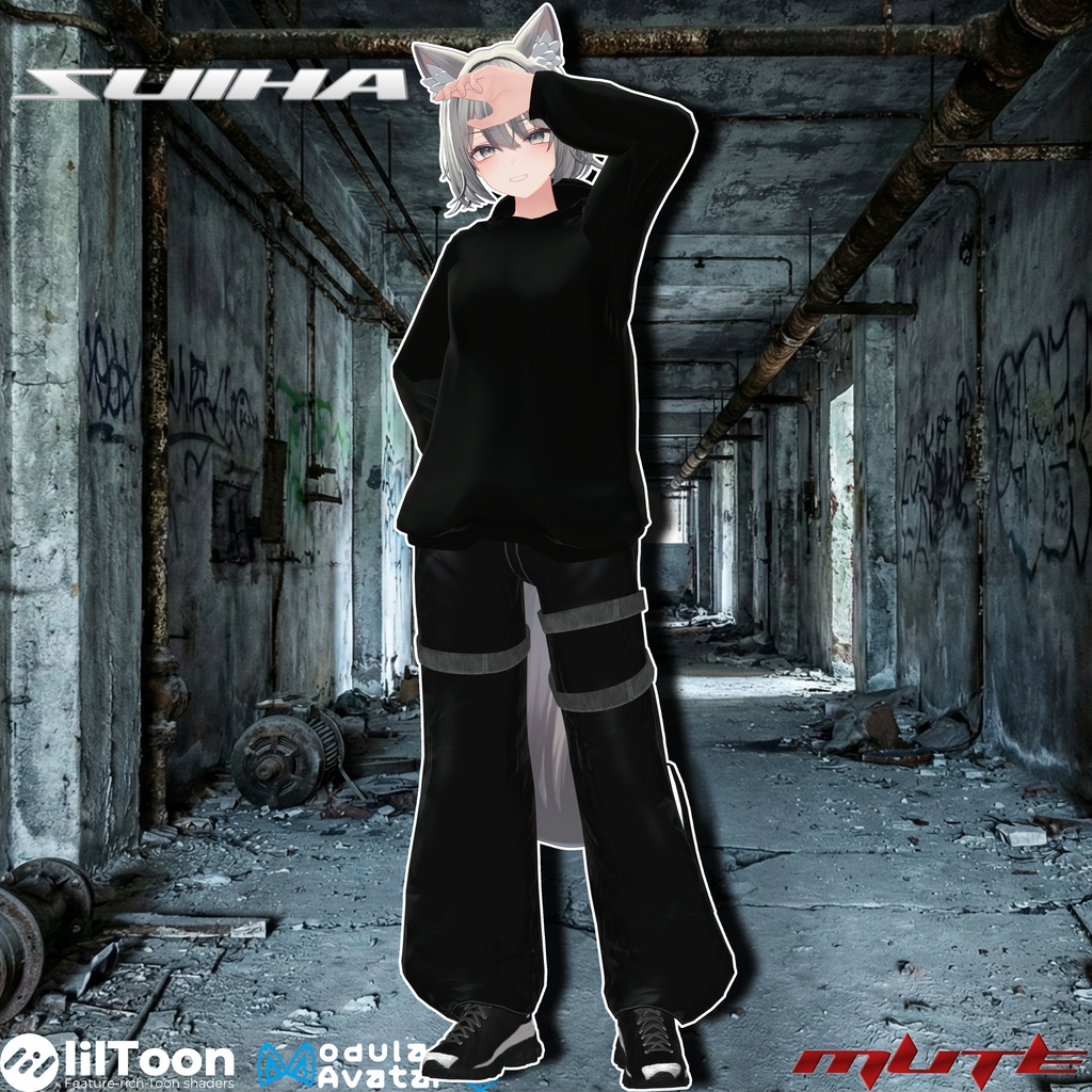 ‼️セール中‼️【24アバター対応】MUTE【#DRUM_OFF_】