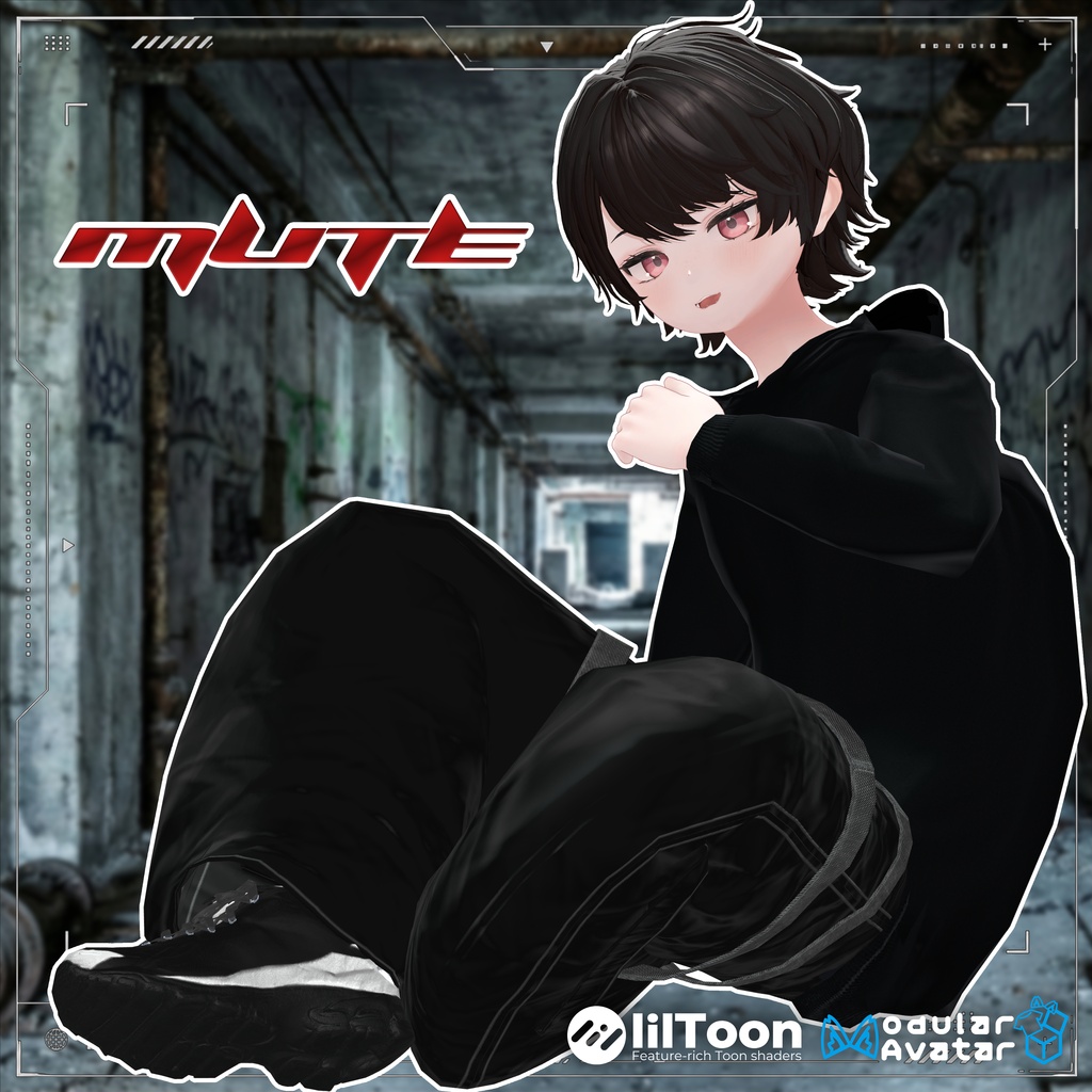 【25アバター対応】MUTE【#DRUM_OFF_】
