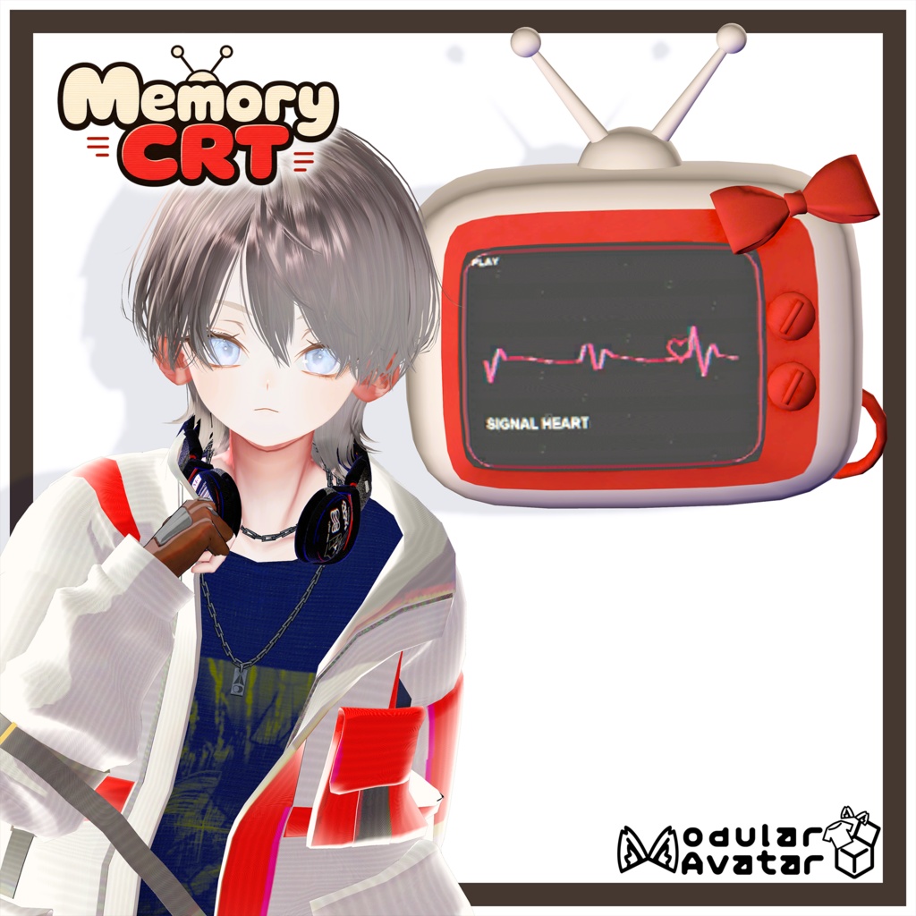 Memory CRT - VHS Shader搭載CRTアクセサリー -〖#DRUM_OFF_〗