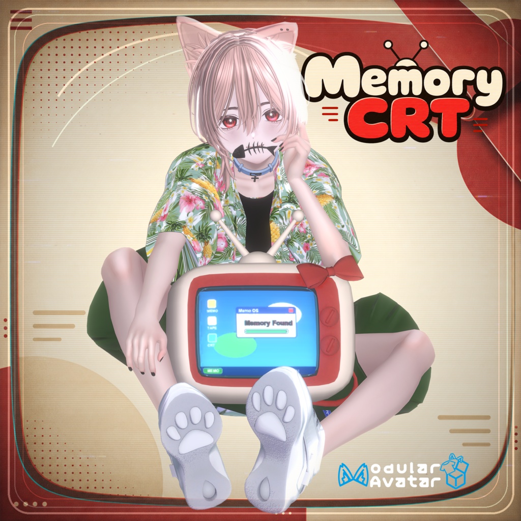 Memory CRT - VHS Shader搭載CRTアクセサリー -〖#DRUM_OFF_〗
