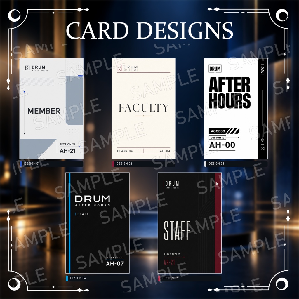 【11アバター対応】AFTER_HOURS【#DRUM_OFF_】