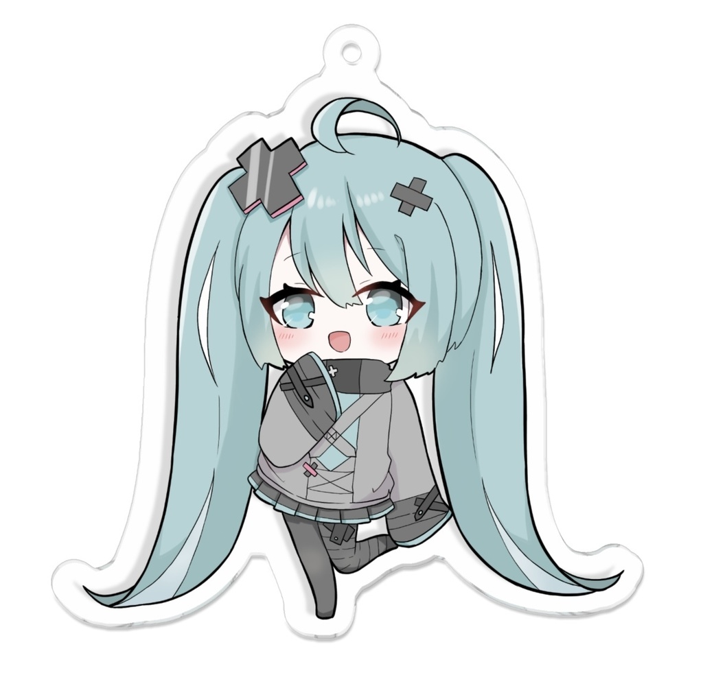 初音ミク バツミクちゃん アクリルキーホルダー