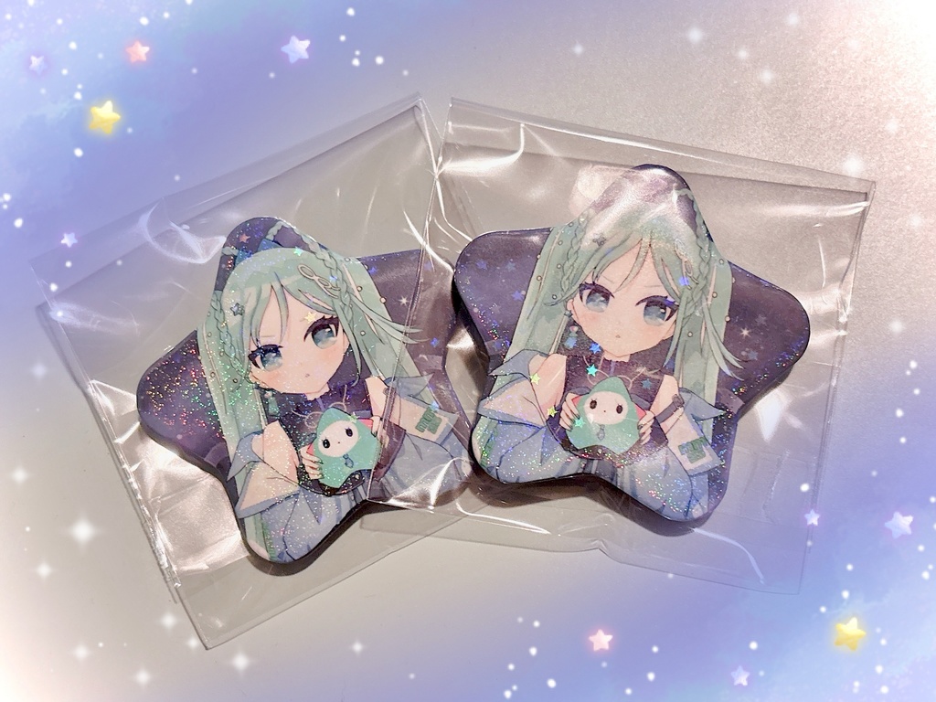 マジカルミライ2025 星型缶バッジ(ホログラムスター加工)