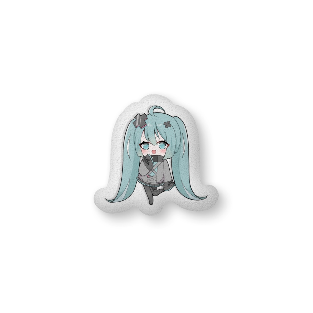 初音ミク 壊れたセカイ  バツミクちゃん ふかふかクッション