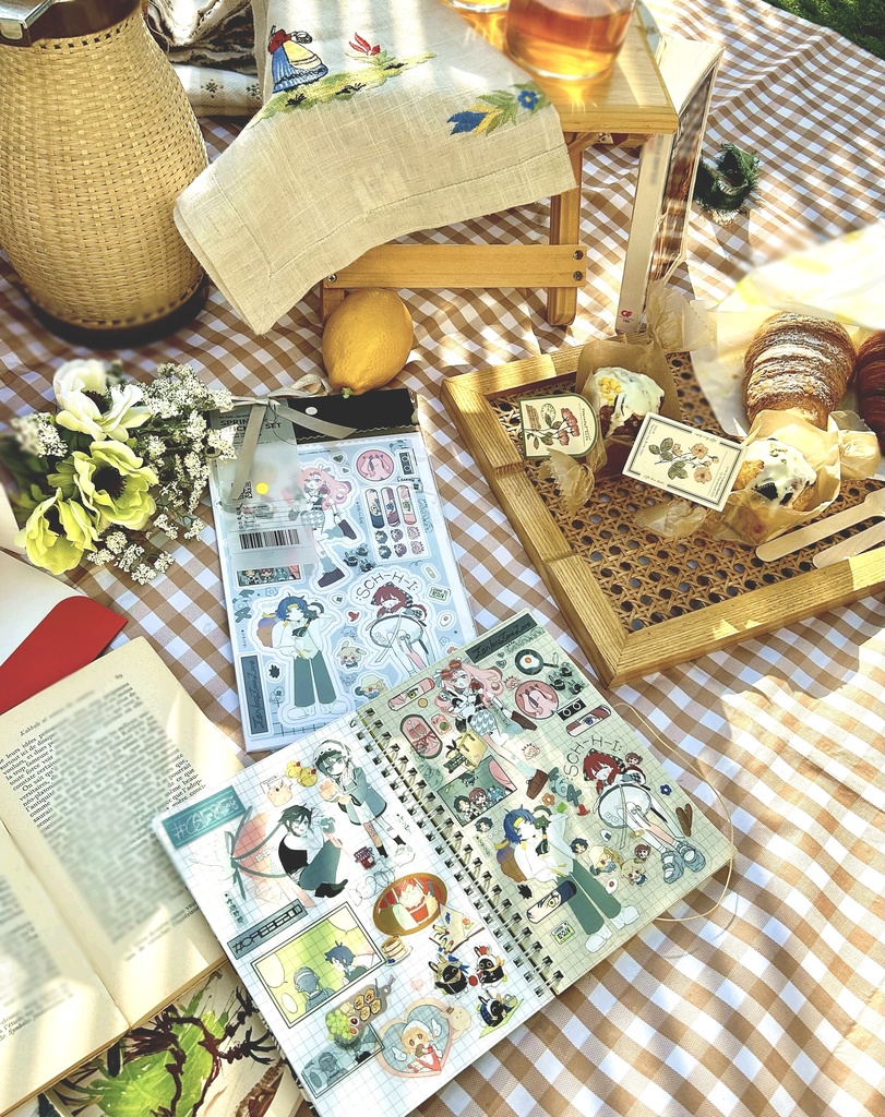 春ピクニックステッカー タイプG