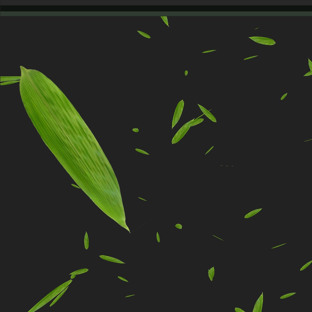 落ち葉や花びら等の漂う物パーティクルパック