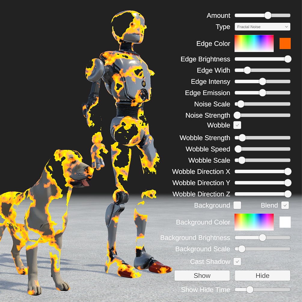 Dissolve Shader | Customizable Shader FX for 3D